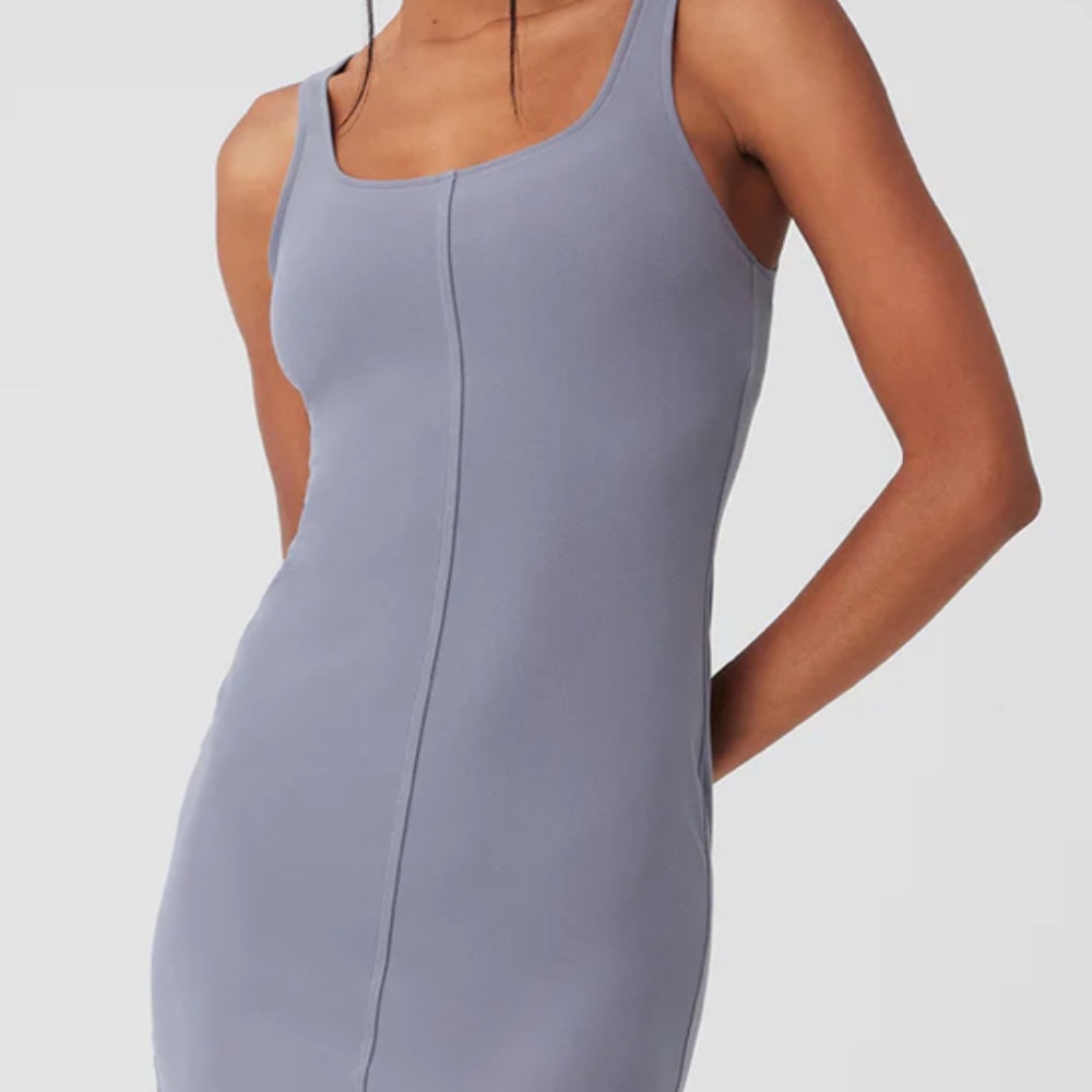 NWT- ALO YOGA SOFT HEAD START DRESS, Fog, size S (4-6)